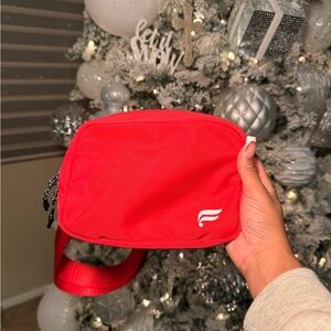 Fabletics Red Clutch Wristlet